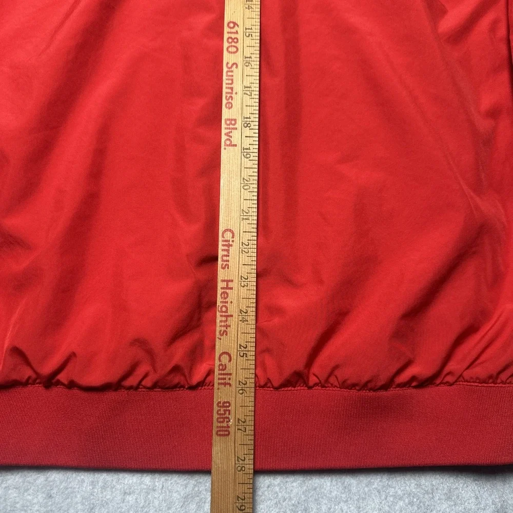 Nike Mens Dri-Fit Full-Zip Jacket Red Size Large